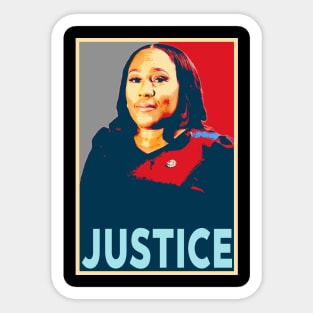 Fani Willis Seeks Justice Because No One is Above the Law Sticker